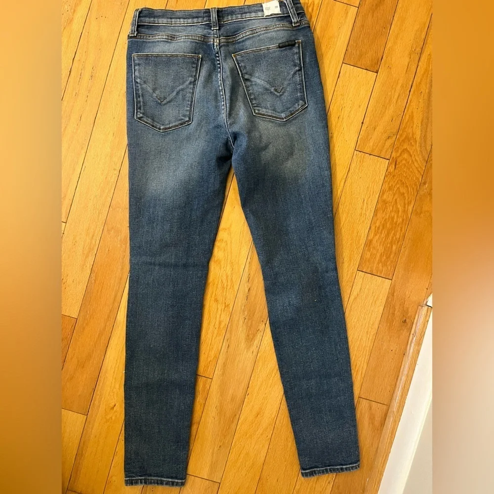 Hudson Blair Super Skinny Jeans Distressed Medium Wash Sz 28 - Picture 6 of 10